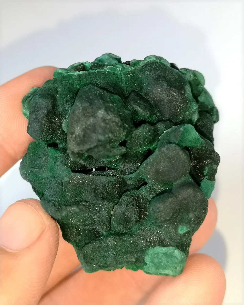 65 г натуральный МАЛАХИТ образец минерала зеленый камень кристалл учебный