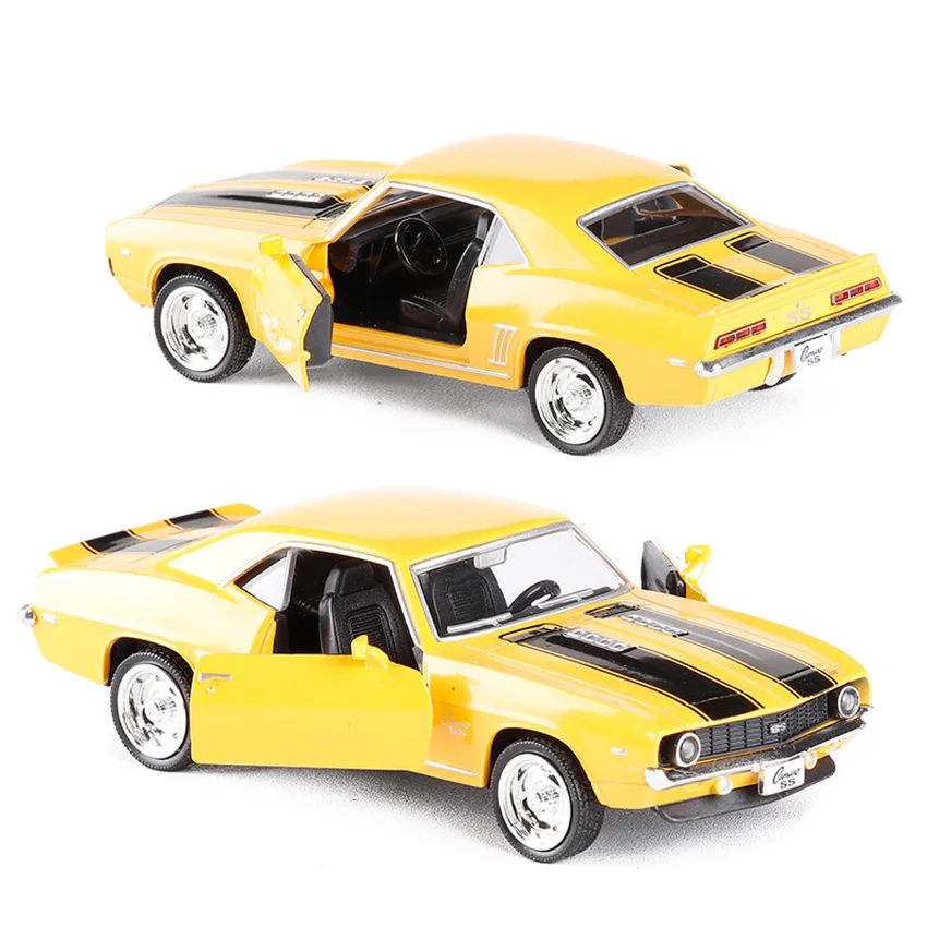 1:36 R city 1969 SS Chevrolet Komaro винтажный автомобиль ретро велосипед игрушечные автомобили