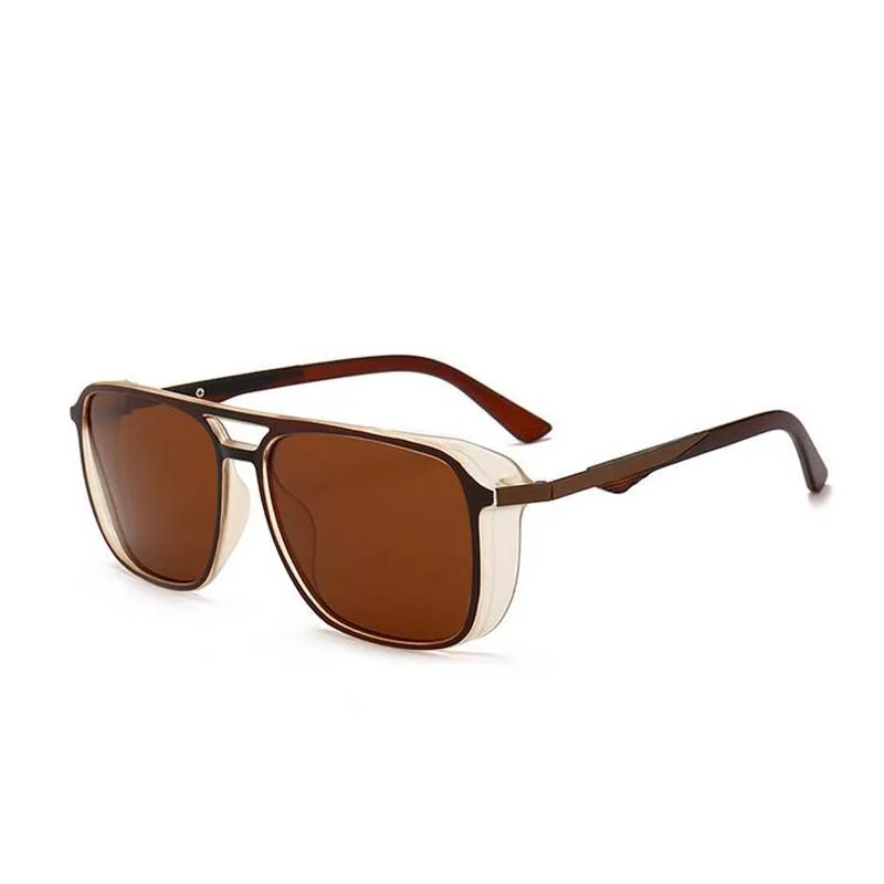 Солнцезащитные очки MenFashion UV400 поляризационные с металлической оправой