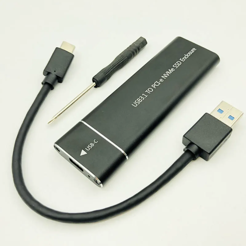 Корпус для жесткого диска BTBcoin чехол с адаптером hd USB C футляр NVME M.2 SSD адаптер M2 Type