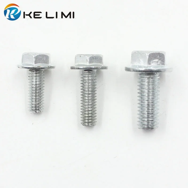 Фото Металлический автомобильный метрические болты Kelimi 5x, фиксатор с шестигранной резьбой, 10 мм, 12 мм, отверстие 6 мм, 8 мм №1
