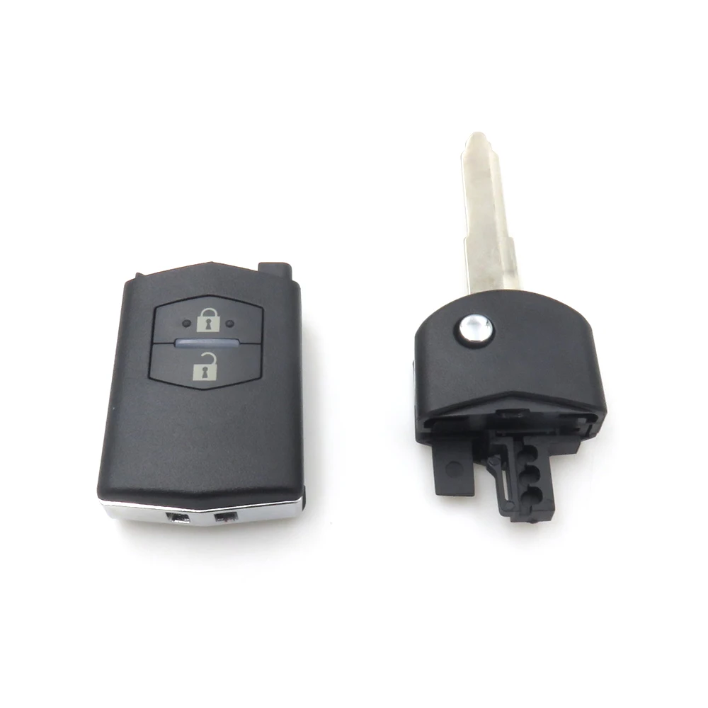 2 кнопки флип пульт дистанционного ключа чехол Корпус Замена Брелок