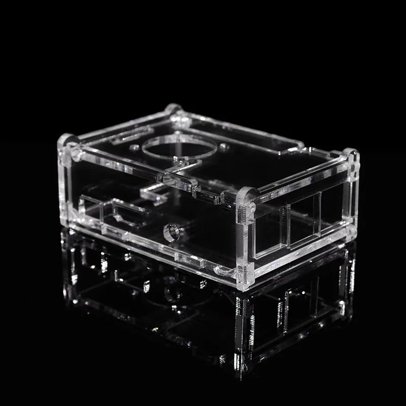 Для Raspberry Pi 3 Model B Plus акриловый чехол Коробка для 3B охлаждающий вентилятор