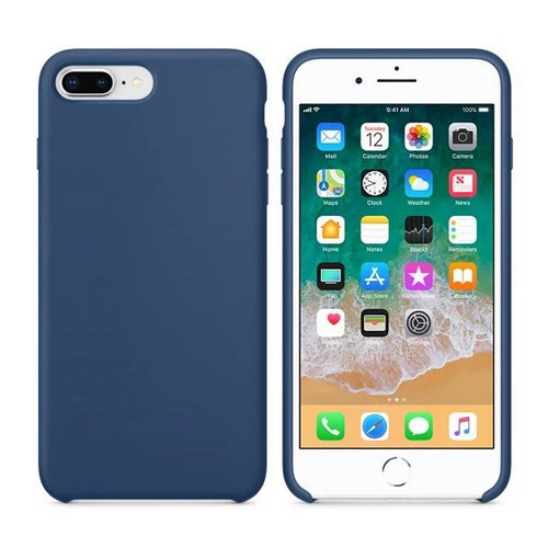 Blue Cobalt Роскошный силиконовый чехол для iphone 6, 7, 8 plus, X, чехол карамельного цвета для iphone Xs max, Xr, чехол для телефона, без логотипа, приятный на ощупь - Цвет: Blue Cobalt