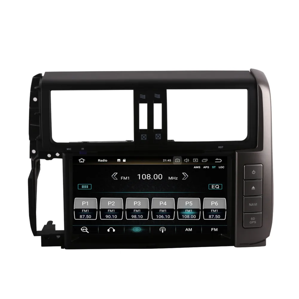 Android 7 1/8 0 Octa Core 4GB RAM автомобильный DVD мультимедийный плеер для Toyota Prado/Prado 150 2010-2013
