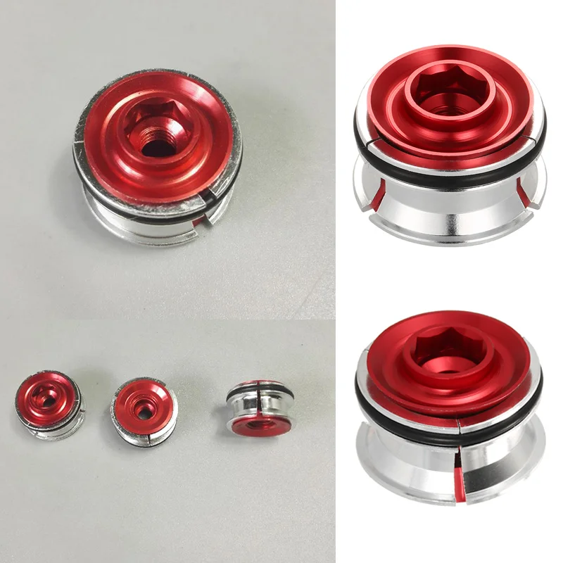 Горячая Распродажа углеродное волокно вилка Steerer гарнитура ультра легкий винт