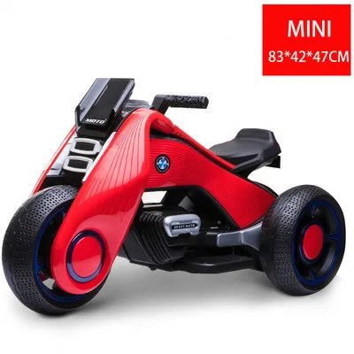 MINI-red От 2 до 9 лет Детский Электрический мотоцикл, трехколесный велосипед, детская игрушка, зарядка с двойным приводом, для девочек и мальчиков, для езды на автомобилях, электрический велосипед - Цвет: MINI-red