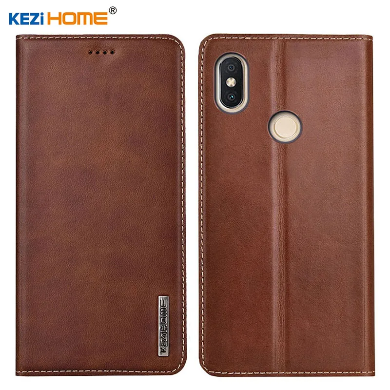 Чехол для Xiaomi Redmi Note 5 KEZiHOME Роскошный чехол кошелек из натуральной кожи Note5 Pro 99
