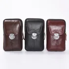 Маленький кошелек из коровьей кожи BISI GORO, мужской поясной кошелек для мелочи, хранения телефона, износоустойчивый