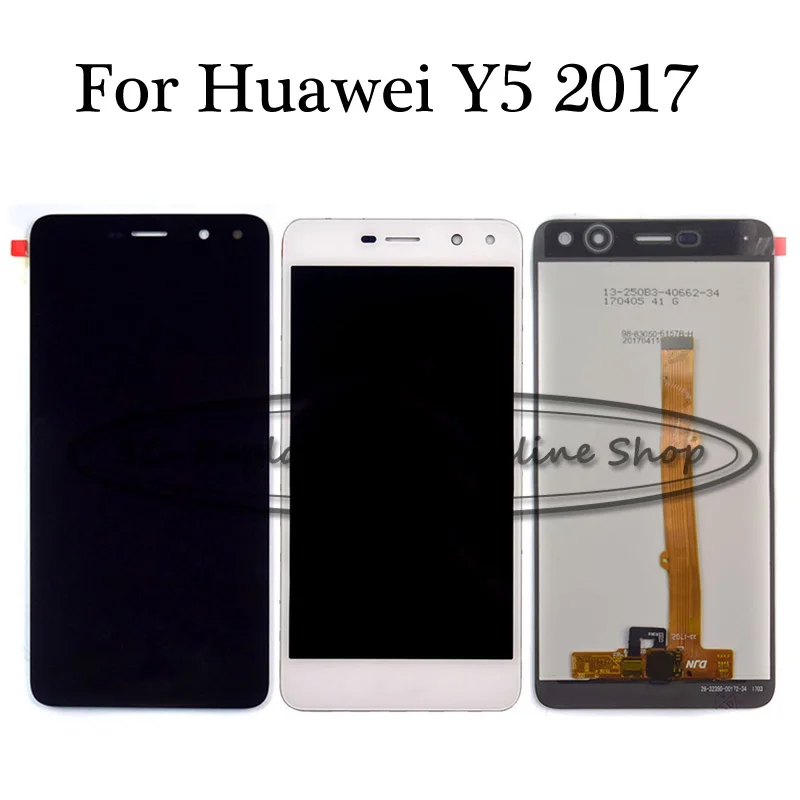 Черный/белый/золотистый 5 0 дюймов для Huawei Y5 2017 MYA L22 L23 L03 L02 Полный ЖК дисплей +