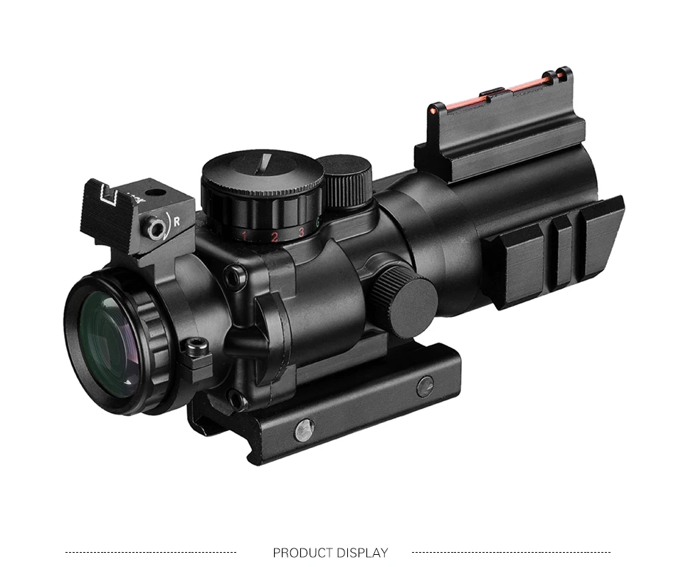 4x32 Acog прицел 20 мм ласточкин хвост рефлекторная Оптика прицел тактический прицел для охотничьего ружья винтовка страйкбол снайперская Лупа пневматический пистолет