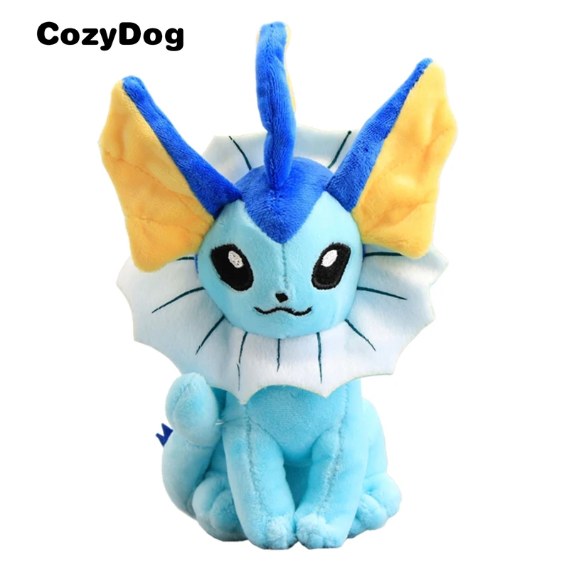 Vaporeon Эволюция Eevee сидя Eevee Sylveon Umbreon Espeon Leafeon Vaporeon Glaceon плюшевые игрушки куклы мягкие животные куклы Детский подарок - Цвет: Vaporeon