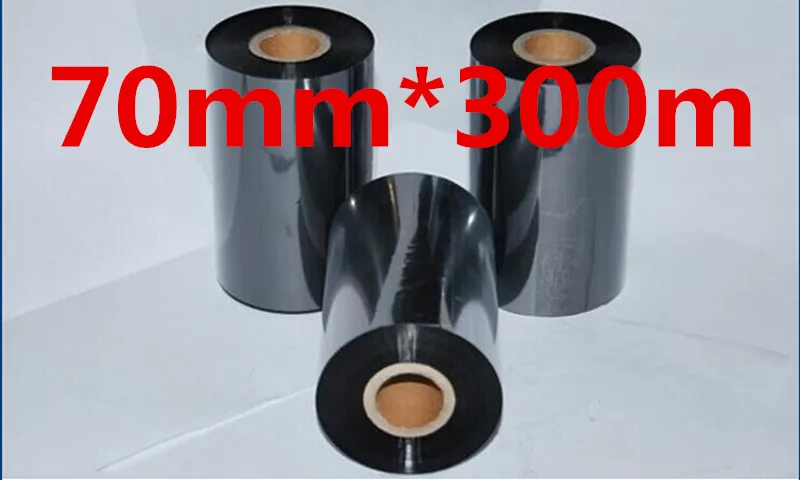 Термотрансферный принтер бумажные бирки восковая лента UR110 70 мм х 300 м для