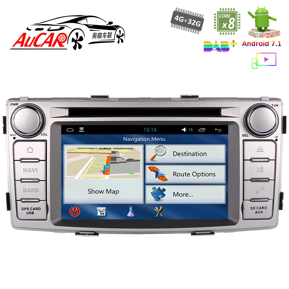 Android 6 2 &quotАвтомобильный dvd плеер для Toyota Fortuner Hilux 2012 2015 Автомобильный GPS