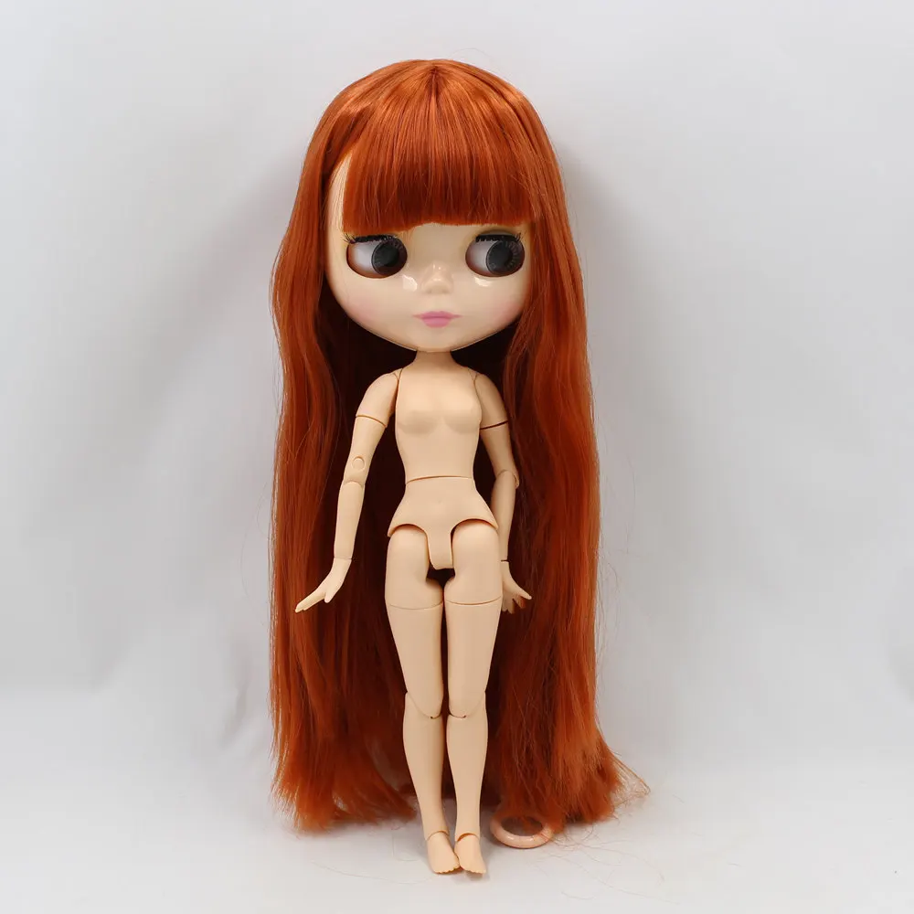 Ледяной DBS Blyth bjd 1/6 кукла длиной 30 см натуральной кожи мягкие прямые волосы с