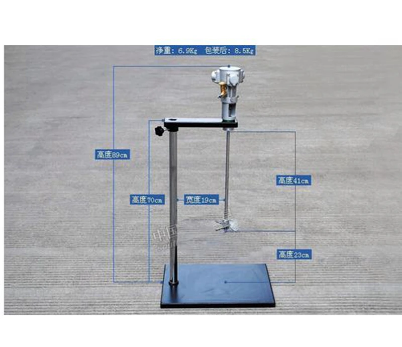 Переносной пневматический смеситель двухсторонний Блендер с регулируемой