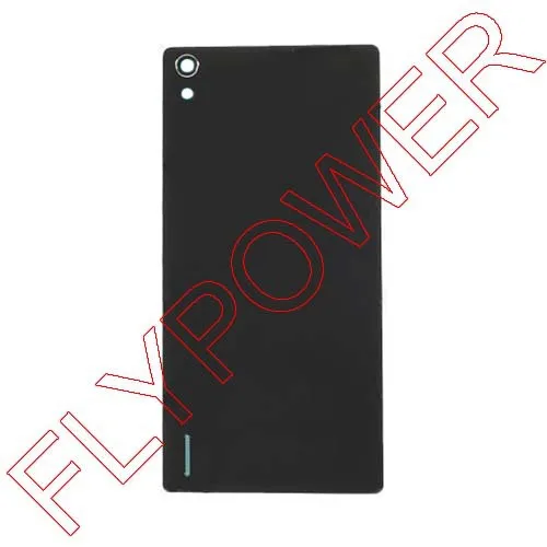Для Huawei Ascend P7 Крышка батарейного отсека задняя крышка Стекло Корпус Черный