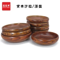 direct sale of factories westerneastchineseasian style jujube saladfruitnoodlessushifood wood dishplate14 24cm