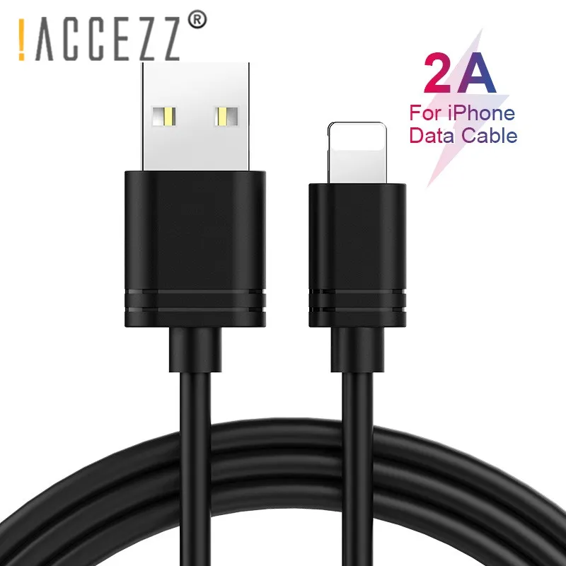 ! ACCEZZ TPE USB кабель для Apple iPhone X XS MAX XR 8 7 6S 5 Plus iPad мини планшет быстрая зарядка кабели