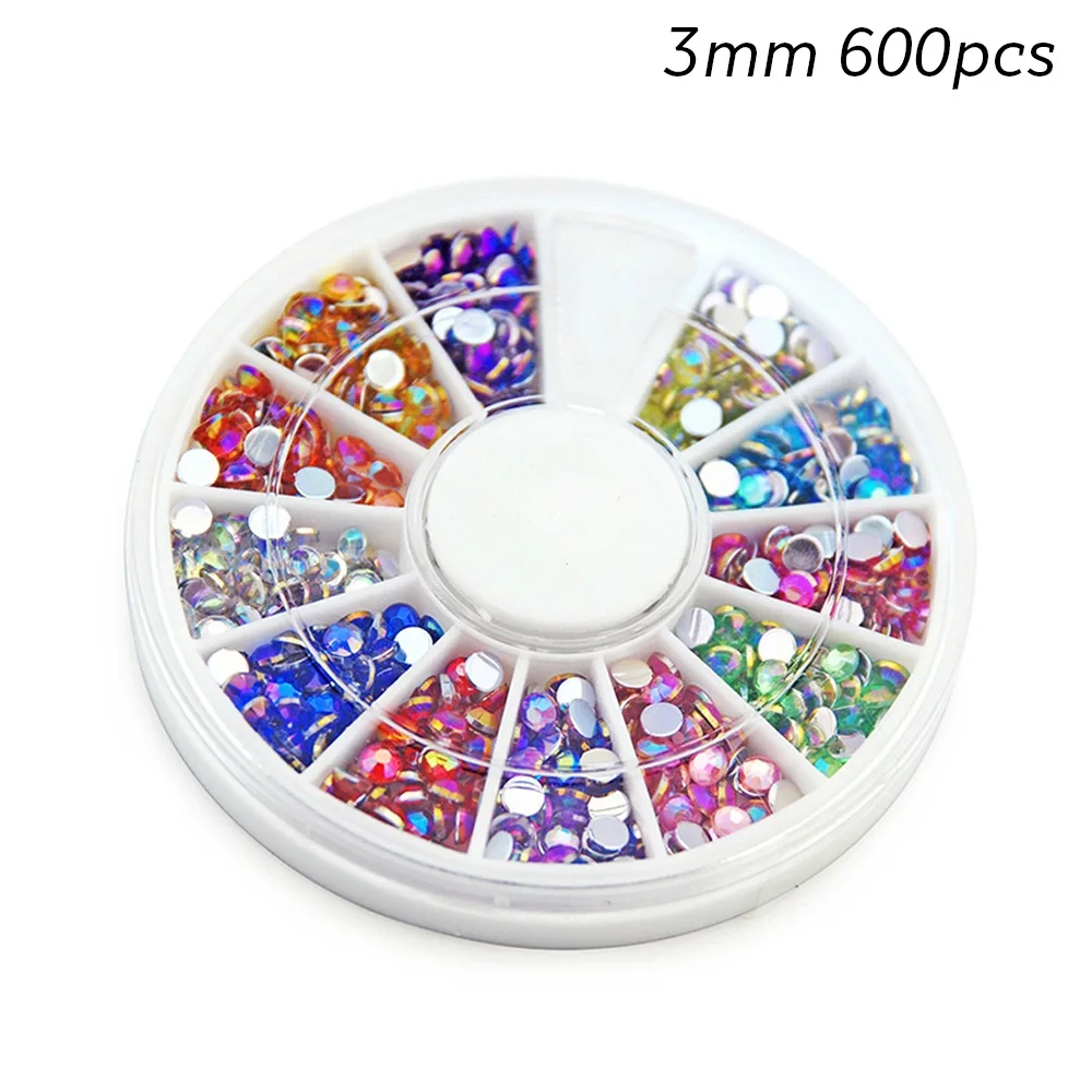Стразы для ногтей Rolabling Star Rainbow Diamond, акриловые украшения, аксессуары для ногтей, маникюрные Стразы