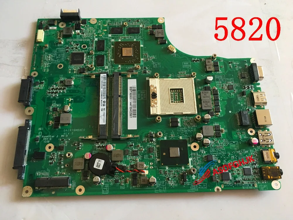 

Новинка MB. ptn06.001 mbptn06001 для ноутбука acer aspire 5820 5820tg материнская плата dazr7bmb8e0 hm55 ddr3 hd5650 Дискретная графика
