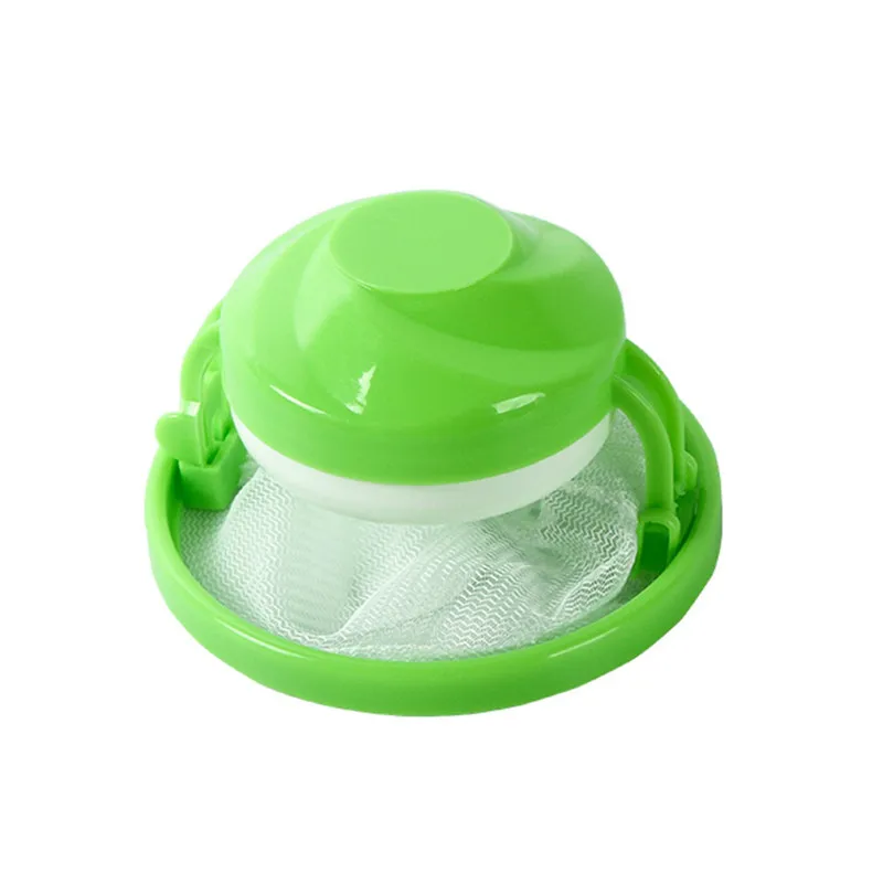 Round Green 1pc Удаление волос Catcher фильтр сетчатый мешок очистка шарики мешок анти-узел грязного волокна коллектор фильтр стиральной машины Прачечная мяч - Цвет: Round Green 1pc