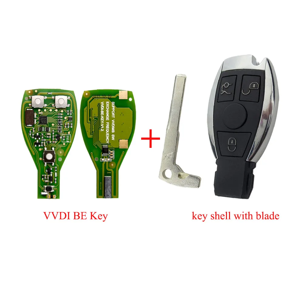 OkeyTech VVDI BE Smart Key Pro улучшенная версия для Mercedes Benz MB BGA 3 Кнопка со вставкой