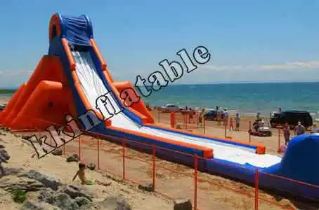 Гигантская Пляжная надувная водная горка Бегемот | Игрушки и хобби