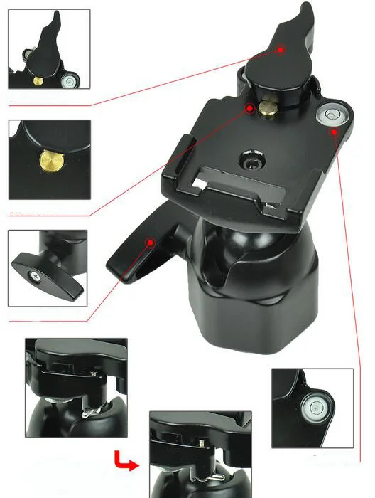 Штатив Weifeng PRO FANCIER FT WF 6662A для цифровой зеркальной камеры|ball head|tripod ball headcamera tripod head |