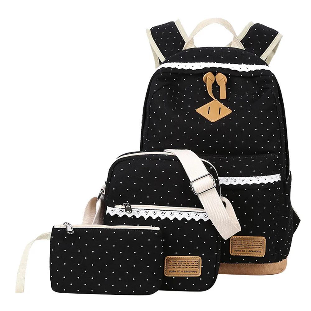Новый дизайн 3 шт./компл. женский рюкзак модные школьные сумки для девочек-подростков многофункциональная женская сумка классический рюкза...