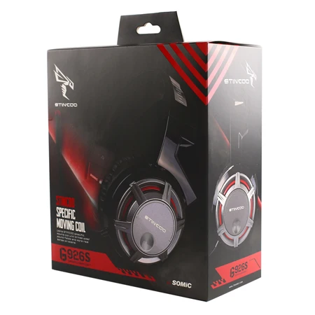 G926swith retail box Новая игровая Гарнитура SOMIC G926S PS4, проводные ПК стерео наушники с гарнитурой с микрофоном для нового Xbox One/ноутбука, планшетного компьютера - Цвет: G926swith retail box