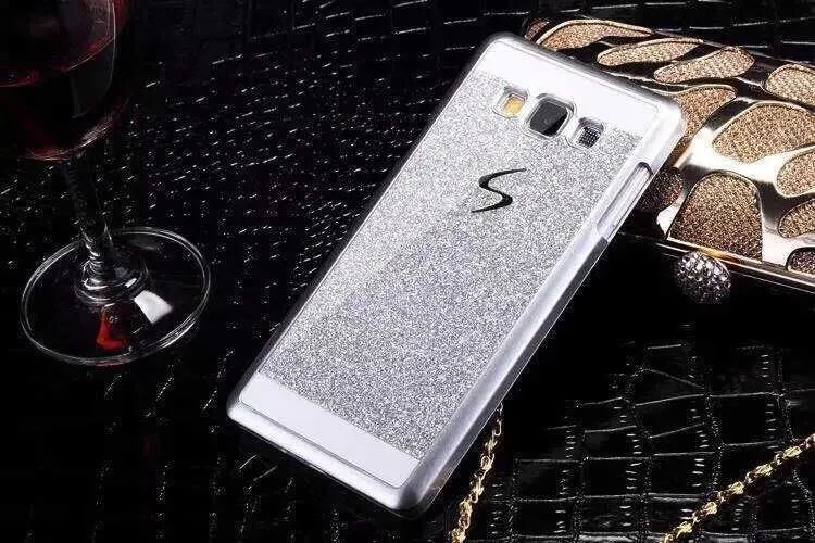 Новый Роскошный Bling Случай Для Samsung Galaxy J1 J2 J3 2015 Nxt Блеск Игристые ПК Hard Cover J200 J300 J100