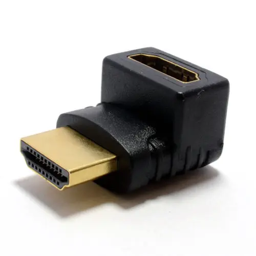 Переходник HDMI 1 4 с вилкой папа на гнездо Мама под углом 90 градусов | Компьютеры и