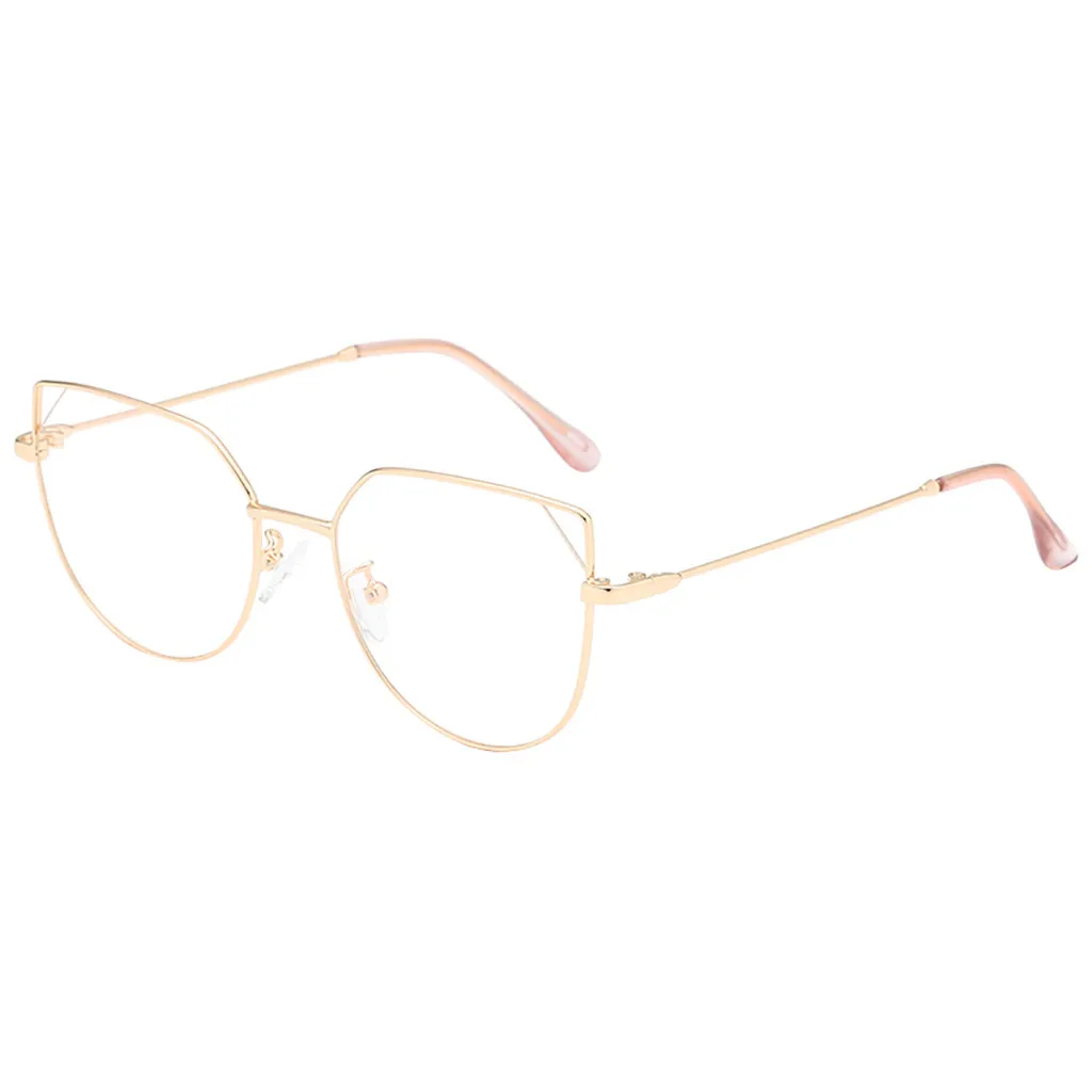 Очки с квадратными прозрачными линзами винтажная металлическая оправа в стиле