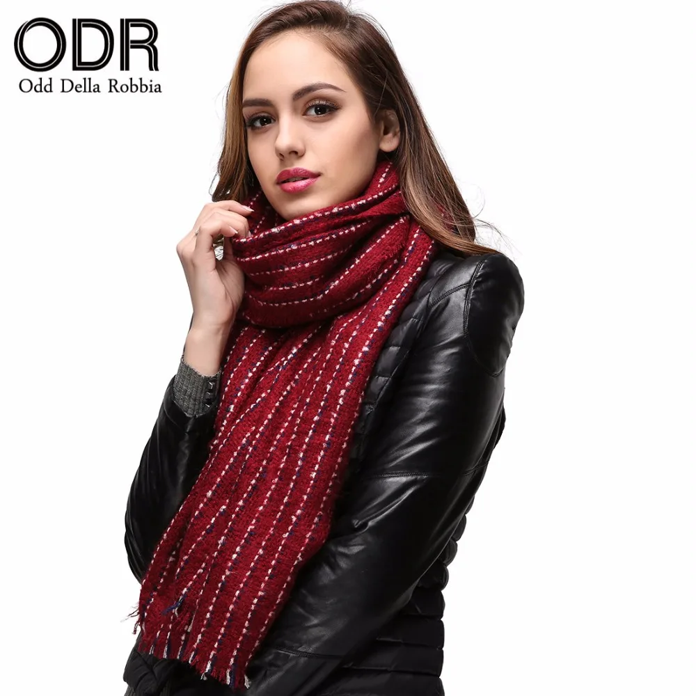 Нечетные Делла Robbia Супер Очаровательный Темперамент Красный Шарф Подходит Для