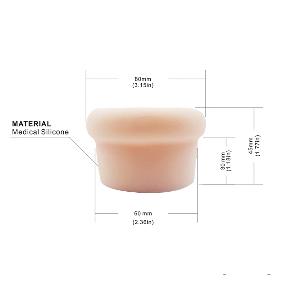 Силиконовая сменная Герметичная крышка camaTech в виде плотного пончика и черного