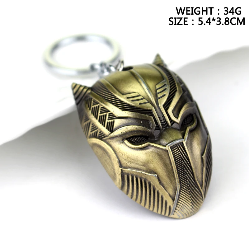 Comics Черная пантера брелок для ключей мужчин супергерой Капитан Америка война