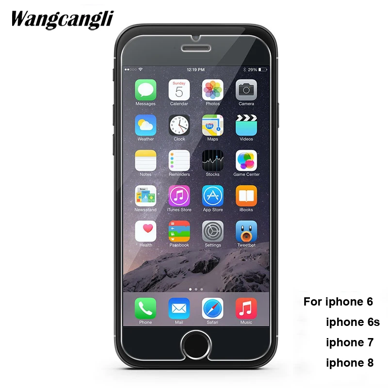 9h HD для iphone 6 6s Закаленное стекло 5S 5 se 8 стеклянная Защитная пленка экрана