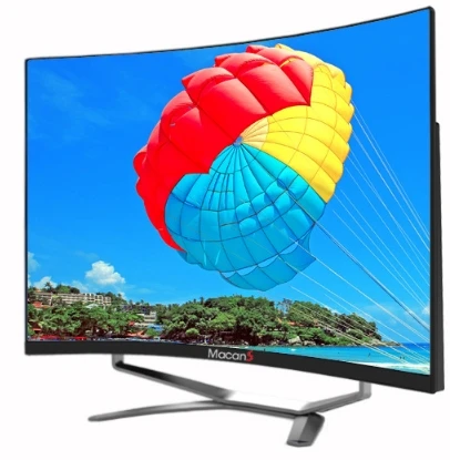 2018 новый китайский VGA + DVI SPK HD изогнутый моноблок настольный компьютер|all in one