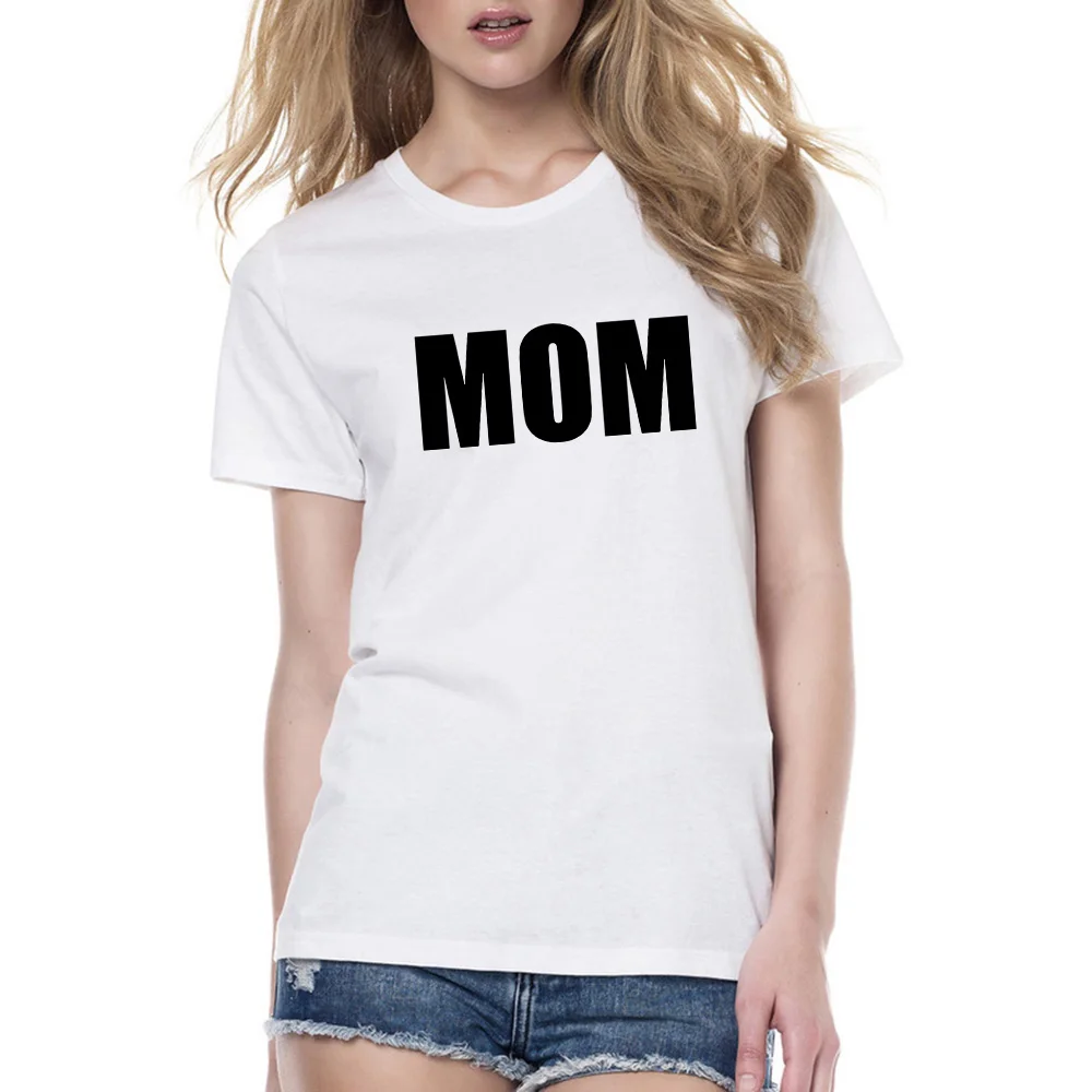 Для мамы и дочери футболка Love Mom»(«Я люблю маму») Одежда для мамы и меня Семья подходящая друг к другу одежда выглядят для мам и дочек, для папы, мамы, дочки футболки платье Костюмы