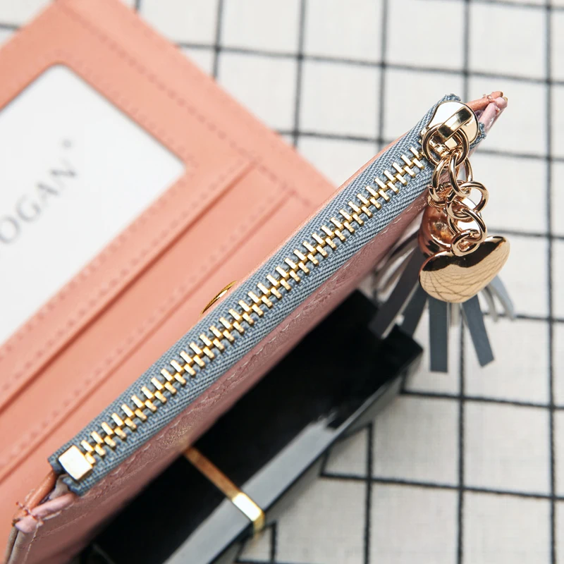 Женские короткие кошельки женский модный маленький кошелек милый мини-кошелек с