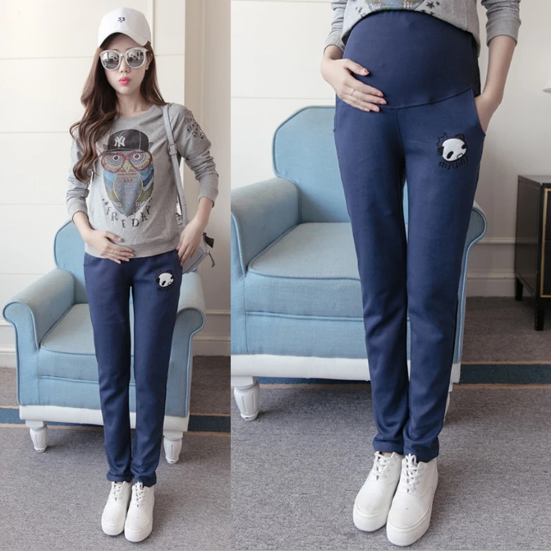 Одежда для беременных женщин брюки Спортивная одежда эластичные живот