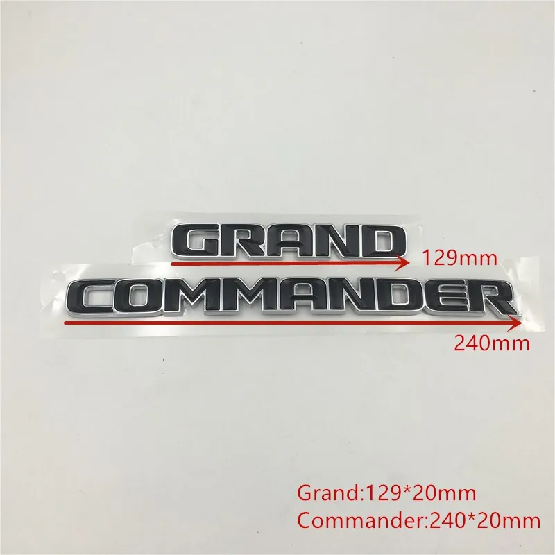 Для Jeep Grand Commander задний багажник хвост эмблема Боковая дверь брызговик логотип
