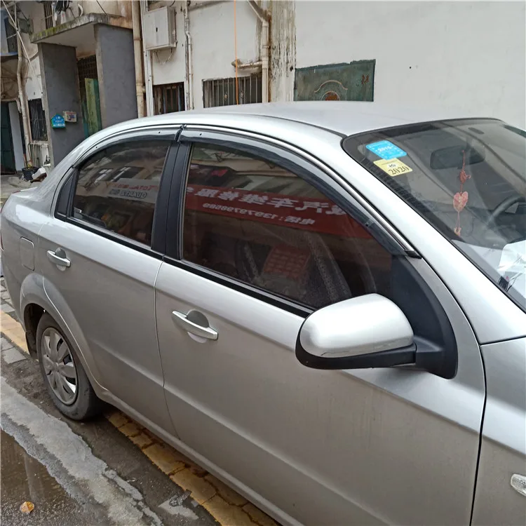 Пластиковый козырек для окон Chevrolet AVEO защита от солнца дождя 4 шт./компл. 2011/13/14/16/17