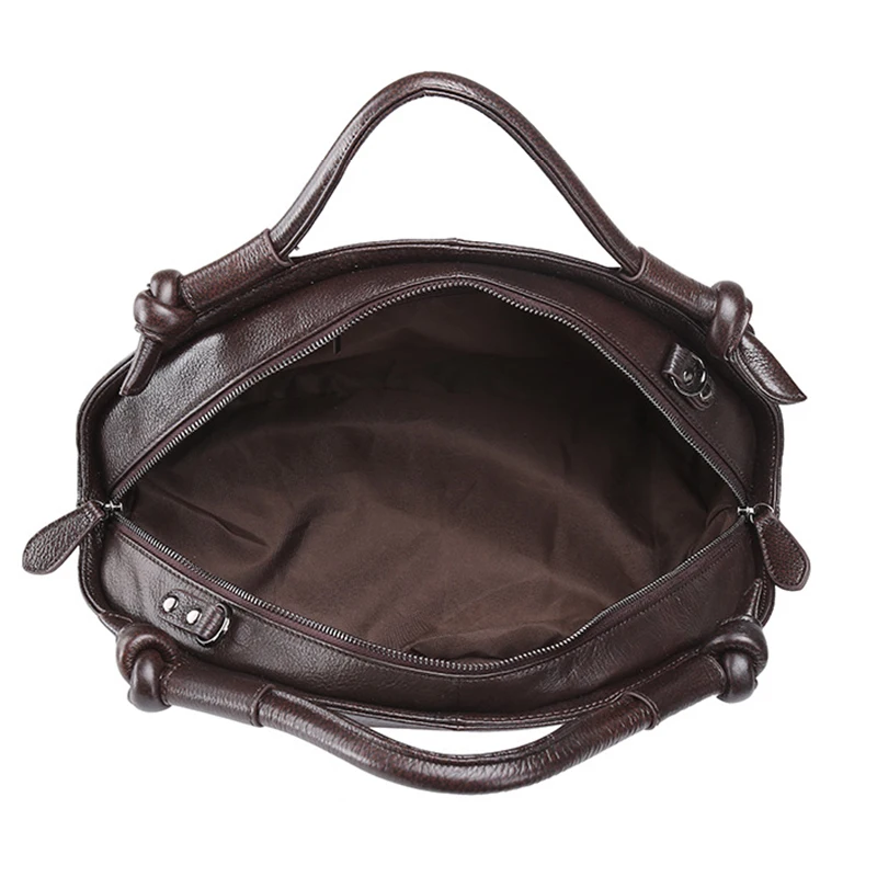 Сумка тоут женская из натуральной кожи с тиснением роскошный винтажный саквояж