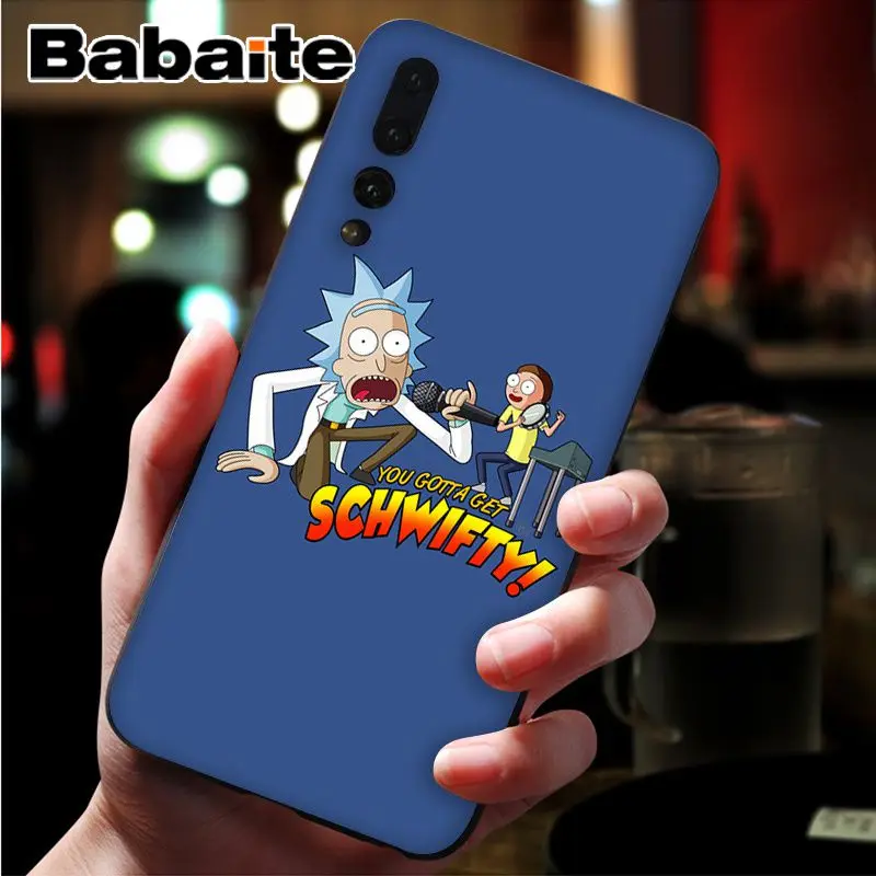 Babaite Comic Meme Рик и Морти чехол для телефона чехол для huawei Mate10 Lite P20 Pro P9 P10 Plus Mate9 10 Honor 10 View 10