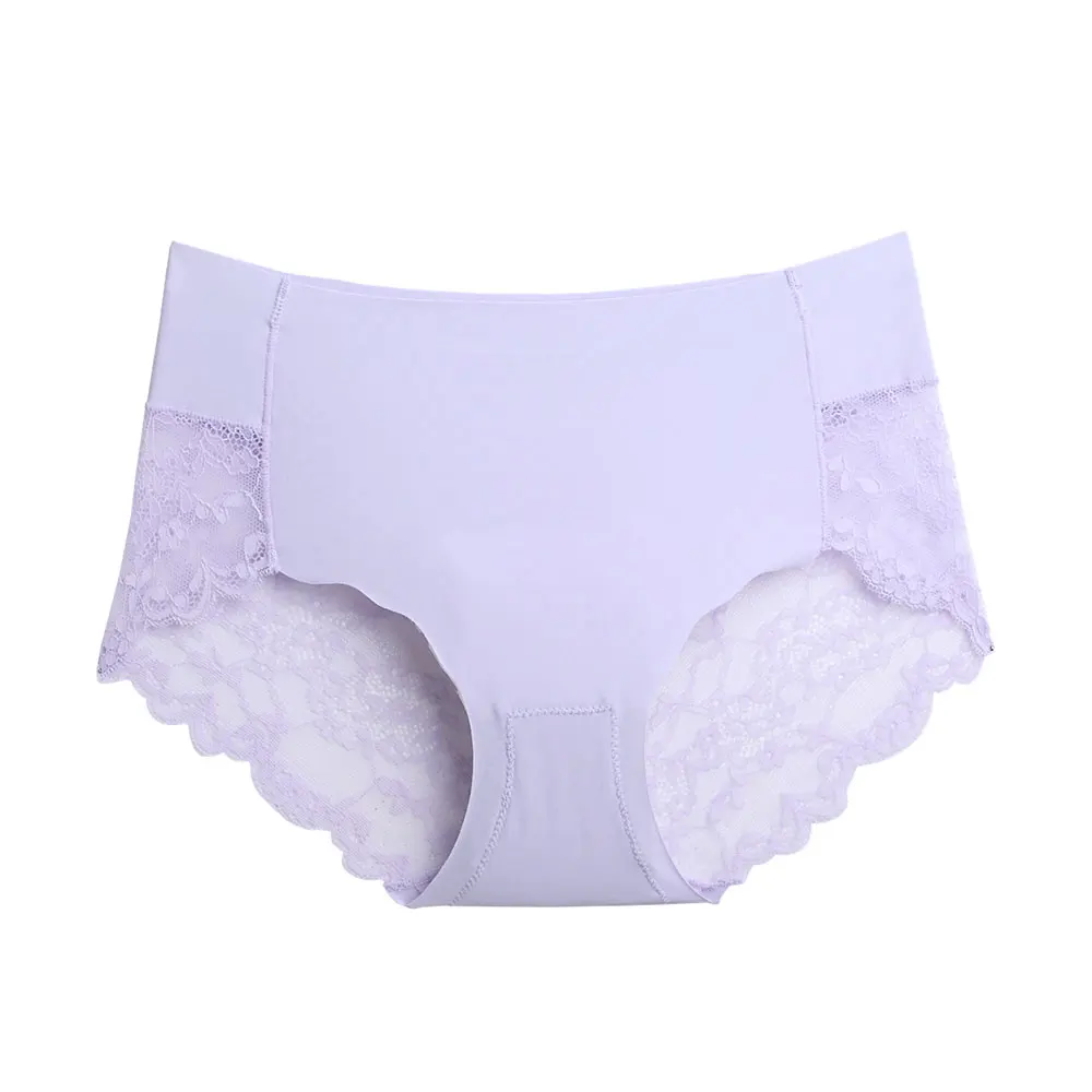 Новые женские шелковые трусики, M-XL, кружевное сексуальное нижнее белье, бесшовное белье, средняя посадка, полые тонкие трусы, удобные трусы из дышащего материала