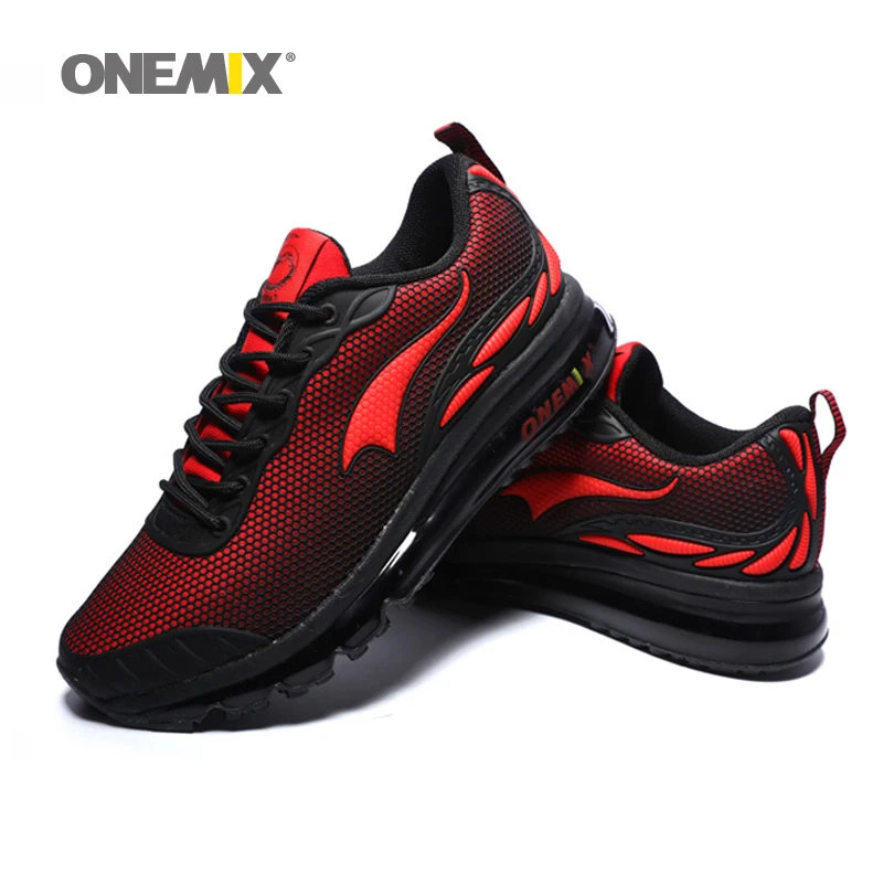 Мужские дышащие кроссовки ONEMIX Zapatillas Hombre оранжевые для бега спортивные прогулок |