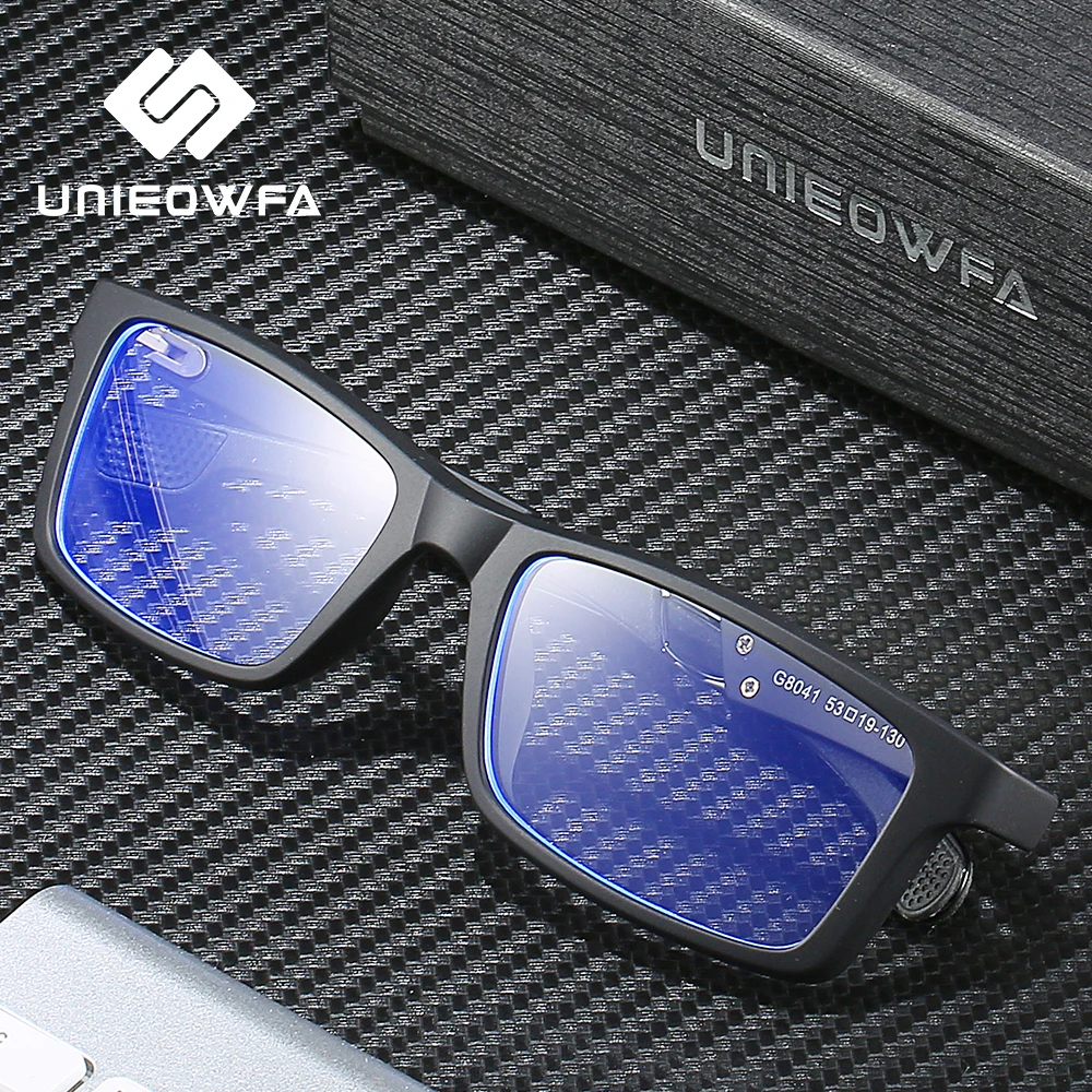 UNIEOWFA TR90 спортивные очки оправа для мужчин Прозрачная Оптическая близорукости по