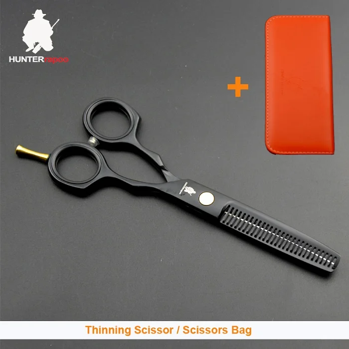 thinner with bag Скидка 30% 5,5 дюймов из нержавеющей стали Профессиональные Парикмахерские ножницы набор филировочные ножницы для декоративные парикмахерские ножницы HT9131 - Цвет: thinner with bag